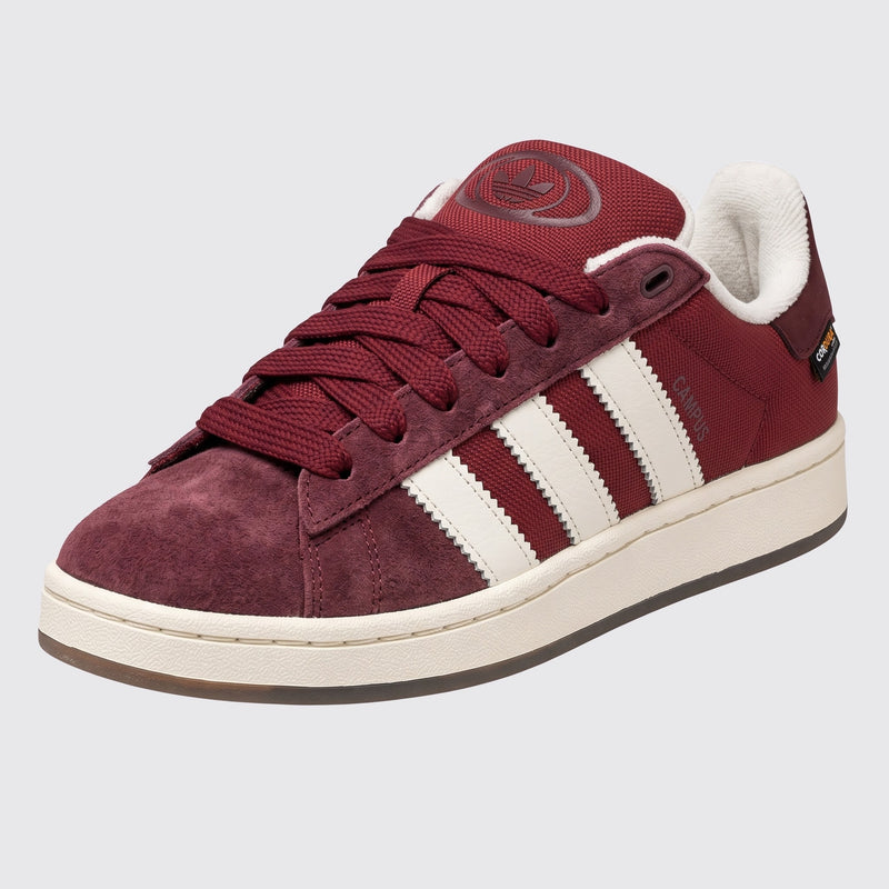 Adidas Campus 00s Cordura Collegiate Burgundy Sneaker – Dreiviertel-Vorderansicht