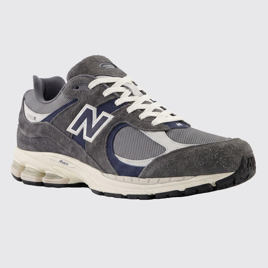 New Balance 2002R Navy Castlerock sneaker – front three-quarter view