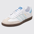 Adidas Samba OG White Halo Blue sneaker – front three-quarter view