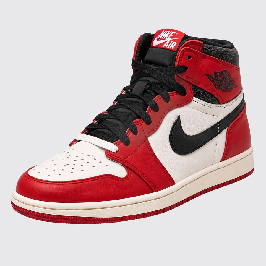 Air Jordan 1 High OG Bred Toe sneaker – front three-quarter view
