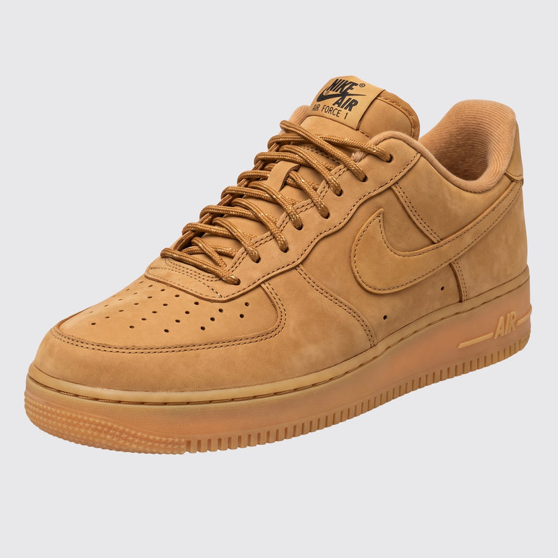 Nike Air Force 1 '07 WB Flax sneaker – front three-quarter view