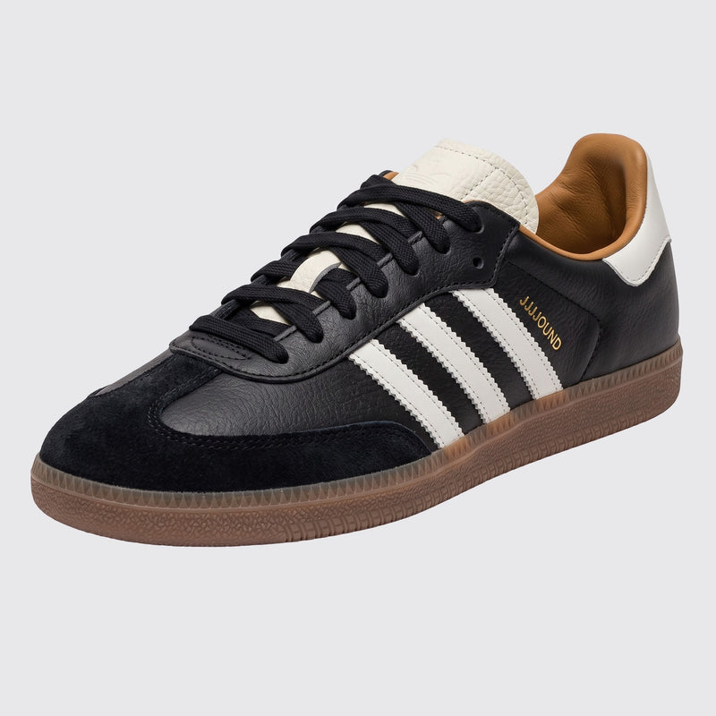 JJJJound x Adidas Samba OG Black Sneaker – Dreiviertelansicht von vorne