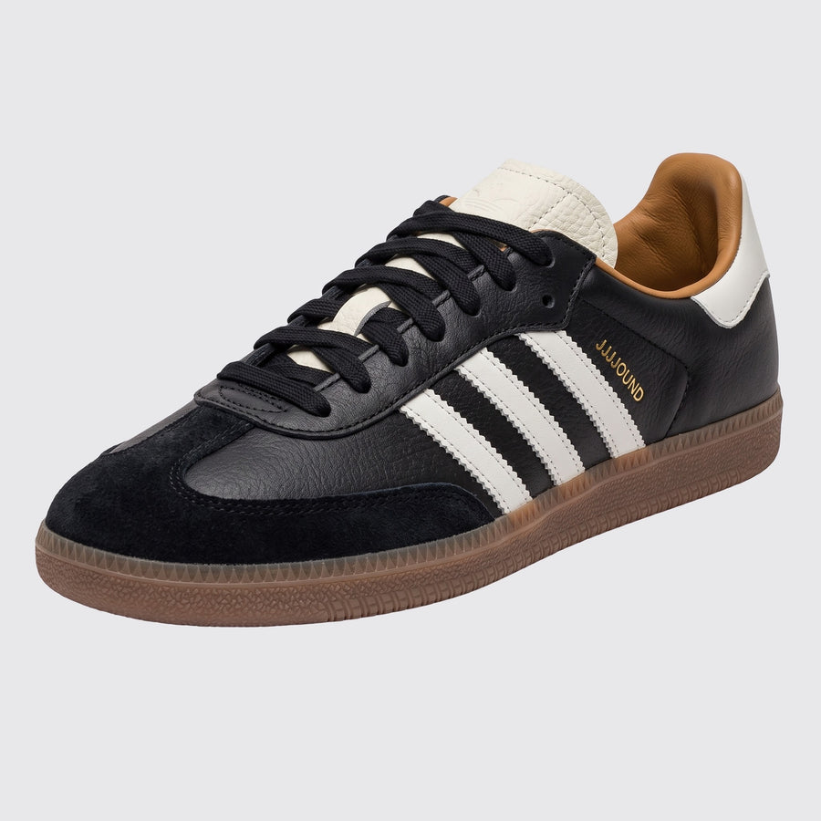 JJJJound x Adidas Samba OG Black Sneaker – Dreiviertelansicht von vorne