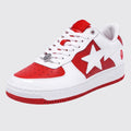 A Bathing APE BAPE STA #6 Red sneaker – front three-quarter view