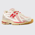 New Balance 1906R Sea Salt True Red sneaker – front three-quarter view