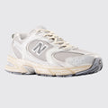 New Balance 530 Silver Moonbeam sneaker – front three-quarter view