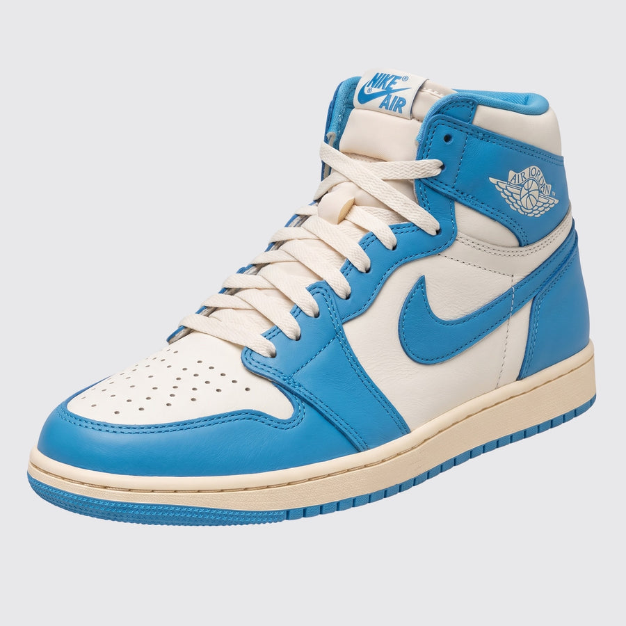 Air Jordan 1 High OG UNC Reimagined sneaker – front three-quarter view