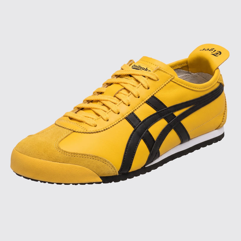 Onitsuka Tiger Mexico 66 Yellow Black sneaker – front three-quarter view