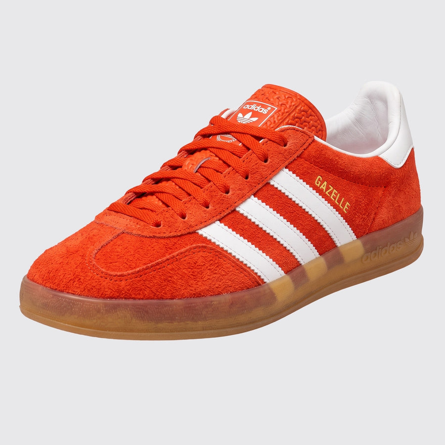 Adidas Gazelle Indoor Bold Orange Sneaker – Dreiviertelansicht von vorne