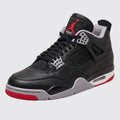 Air Jordan 4 Bred Reimagined sneaker – front three-quarter view
