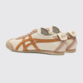 Onitsuka Tiger Mexico 66 Birch Rust Orange Sneaker – Dreiviertel-Vorderansicht des Paares