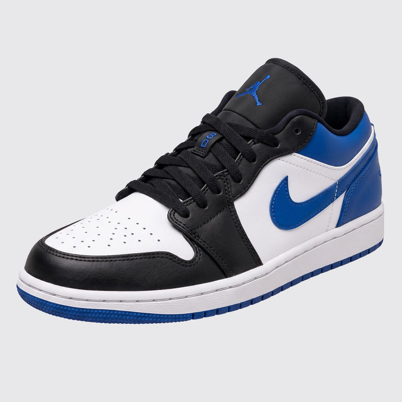Air Jordan 1 Low White Royal zapatilla – vista frontal 3/4
