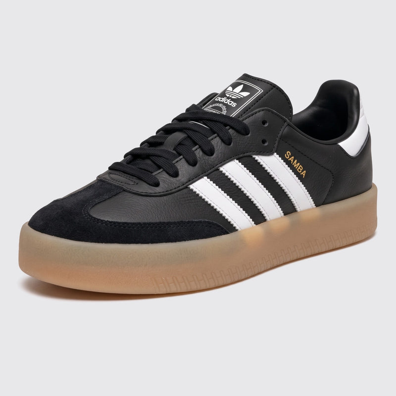 Adidas Sambae Black Gum Sneaker – Dreiviertelansicht von vorne