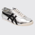 Onitsuka Tiger Mexico 66 Pure Silver Black sneaker – front three-quarter view