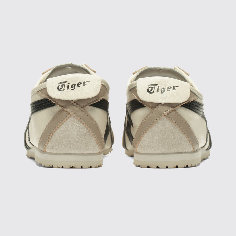 Onitsuka Tiger Mexico 66 Ivory Black Sneaker – Rückansicht des Paares