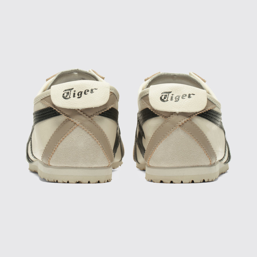 Onitsuka Tiger Mexico 66 Ivory Black Sneaker – Rückansicht des Paares