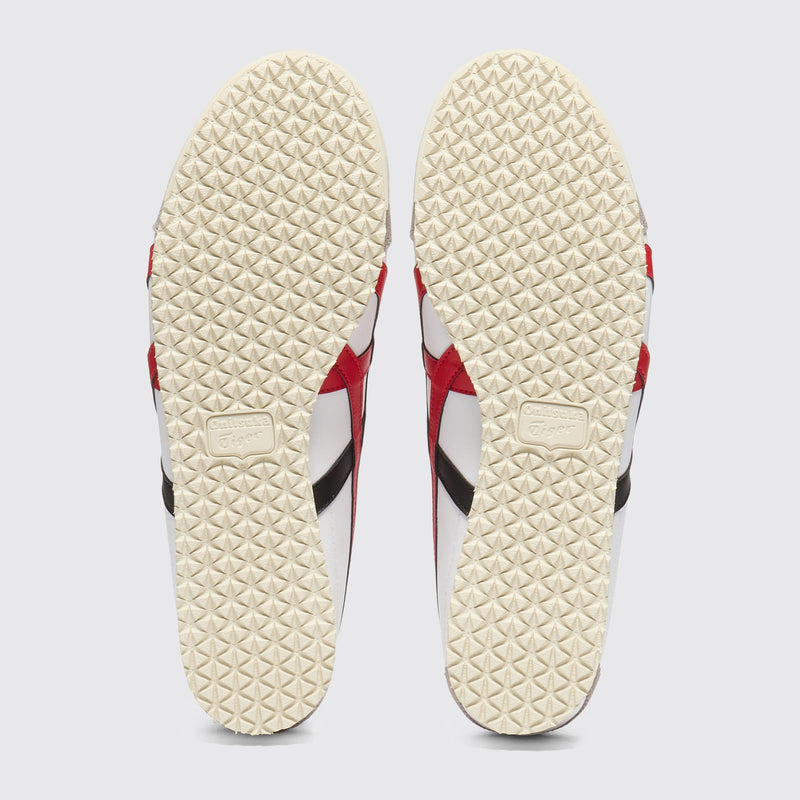 Onitsuka Tiger Mexico 66 White Classic Red Sneaker – Ansicht der Laufsohle
