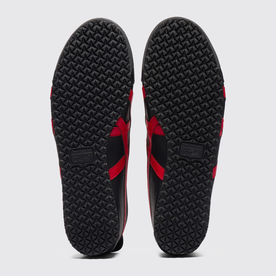 Onitsuka Tiger Mexico 66 Black Classic Red Sneaker – Ansicht der Laufsohle