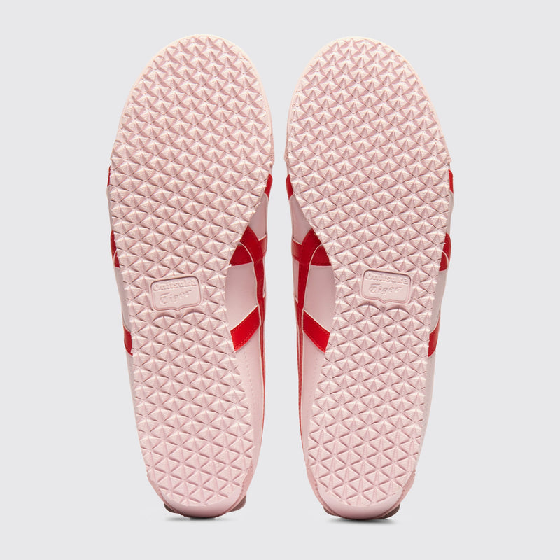 Onitsuka Tiger Mexico 66 Crystal Pink Classic Red Sneaker – Ansicht der Laufsohle