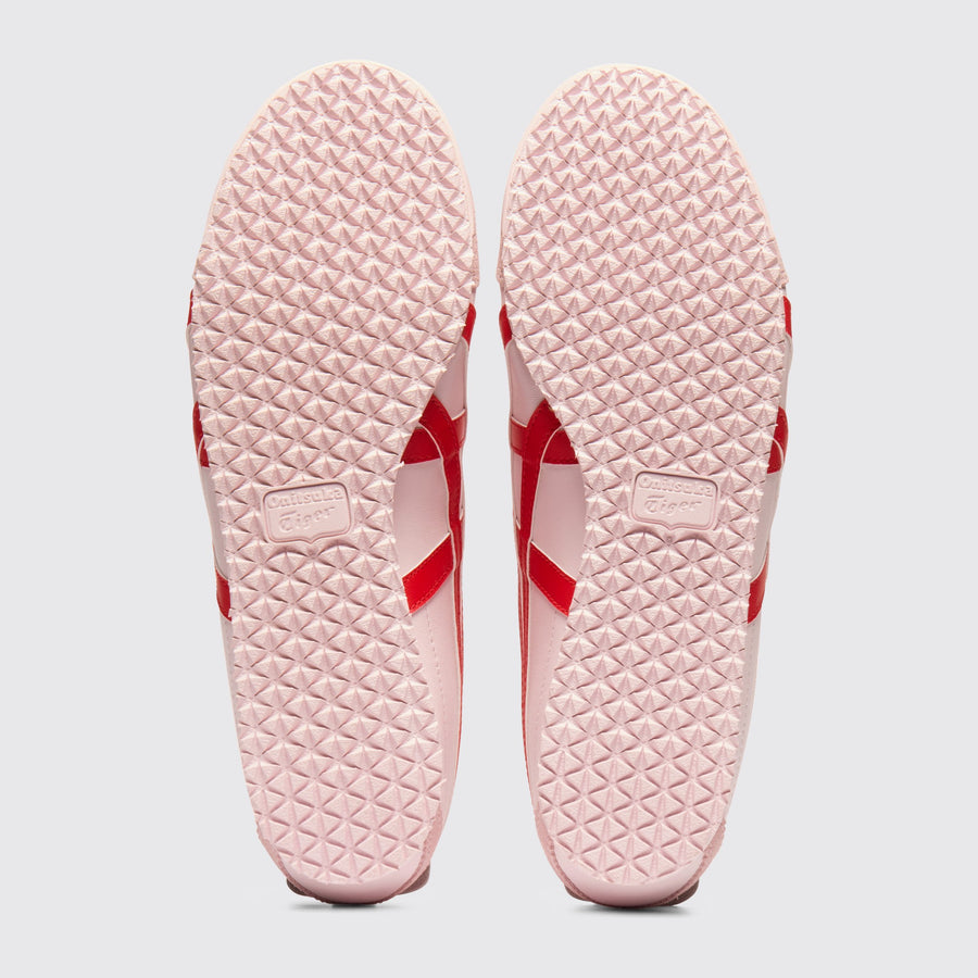 Onitsuka Tiger Mexico 66 Crystal Pink Classic Red Sneaker – Ansicht der Laufsohle