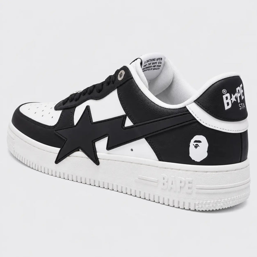 A Bathing APE BAPE STA OS Black White sneaker View Studio