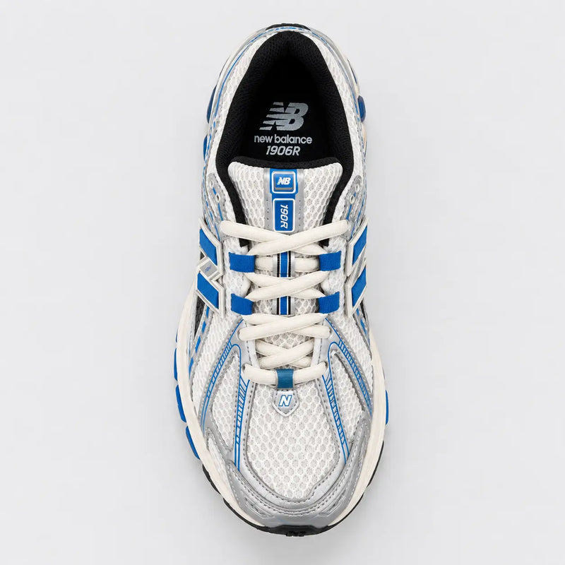 New Balance 1906R Silver Metallic Blue Agate sneaker – top view