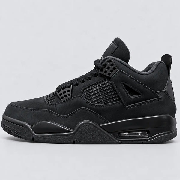 Air Jordan 4 Retro Black Cat sneaker – side view