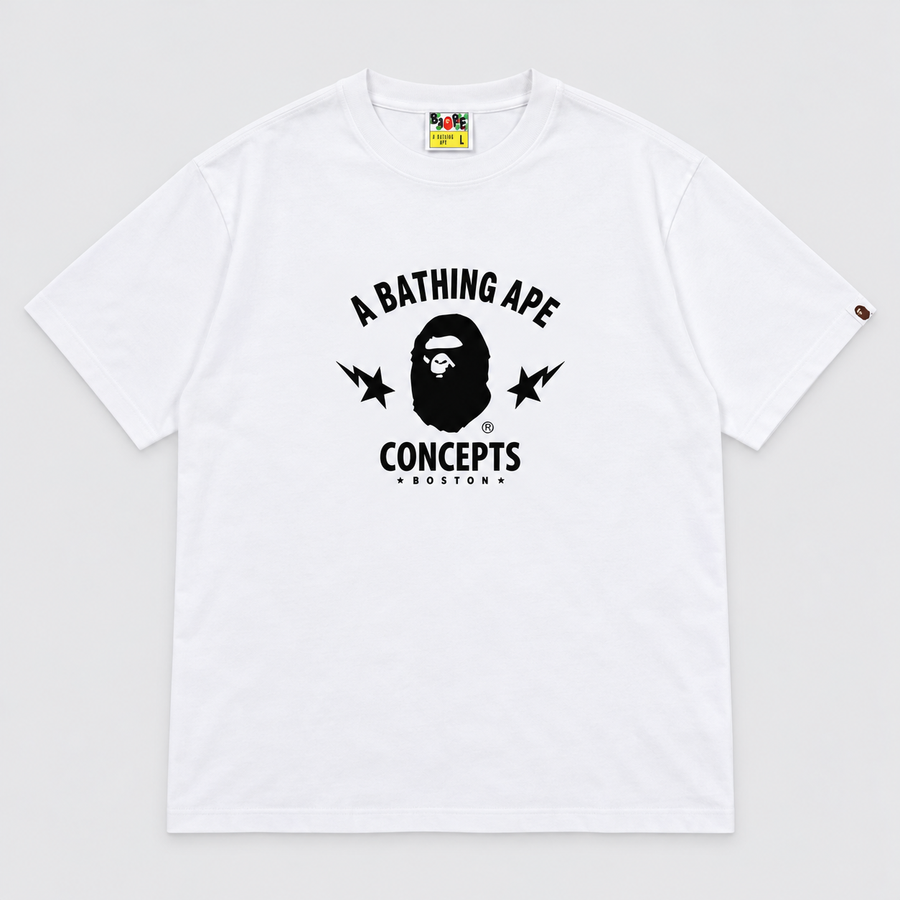 BAPE x Concepts Boston Tee White Vorderansicht