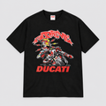 Supreme x Ducati Bike Tee Black front view
