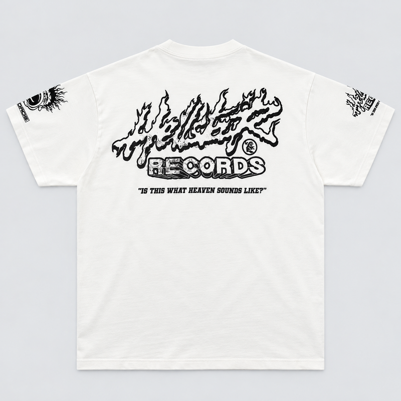 Hellstar Records Tee White Rückansicht