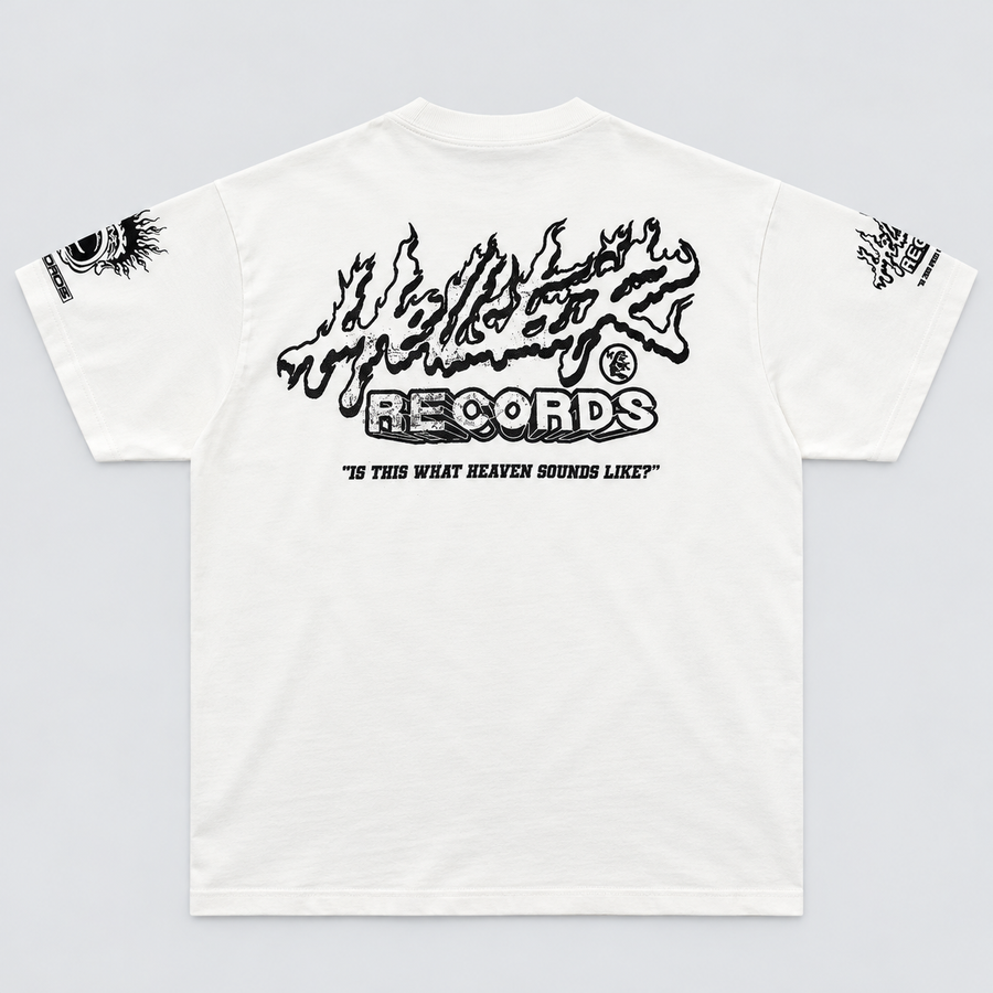 Hellstar Records Tee White Rückansicht