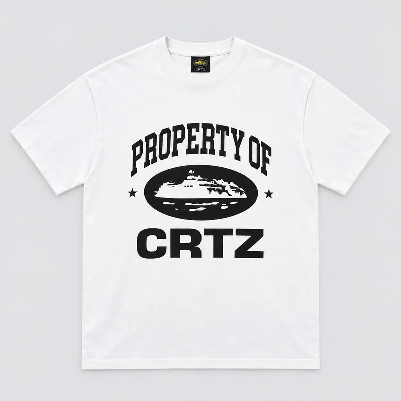 Corteiz Alcatraz Tee White vista frontal