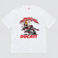 Supreme x Ducati Bike Tee White front view