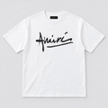 Amiri Signature Logo Tee White vista frontal