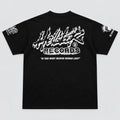 Hellstar Records Flame Logo Tee Black back view