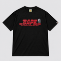 BAPE Ape Shall Never Kill Ape Tee Black front view