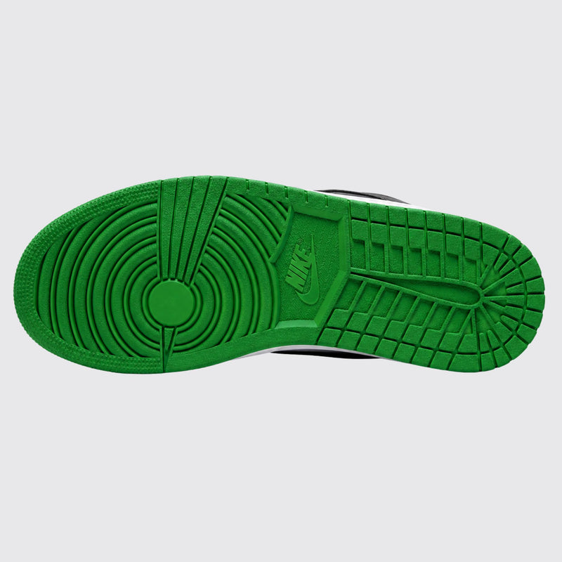 Air Jordan 1 Black and Green Toe Lucky Green sneakers