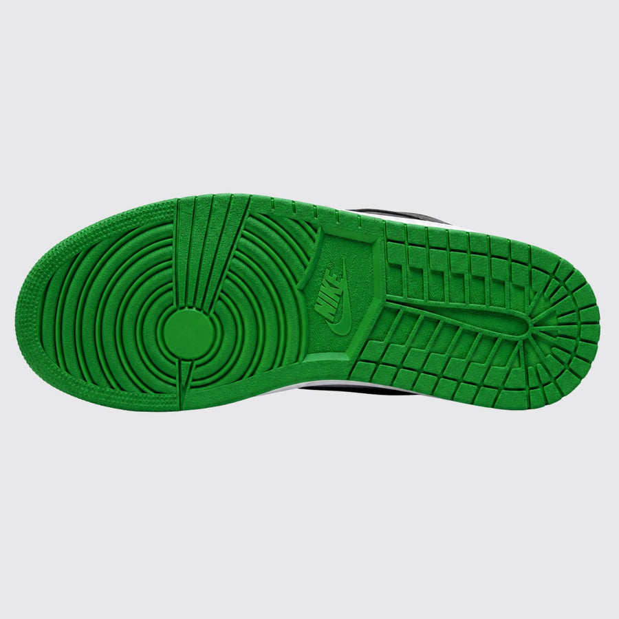 Air Jordan 1 Black and Green Toe Lucky Green sneakers