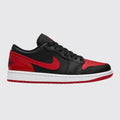 Air Jordan 1 Retro Low Bred black red sneakers