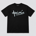 Amiri Signature Logo Tee Black front view