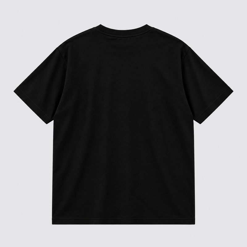 Amiri Signature Logo Tee Black vista traseira
