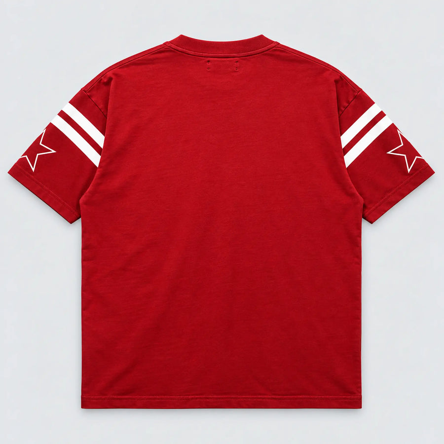 Amiri Football Tee Red Rückansicht