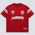 Amiri Football Tee Red Vorderansicht