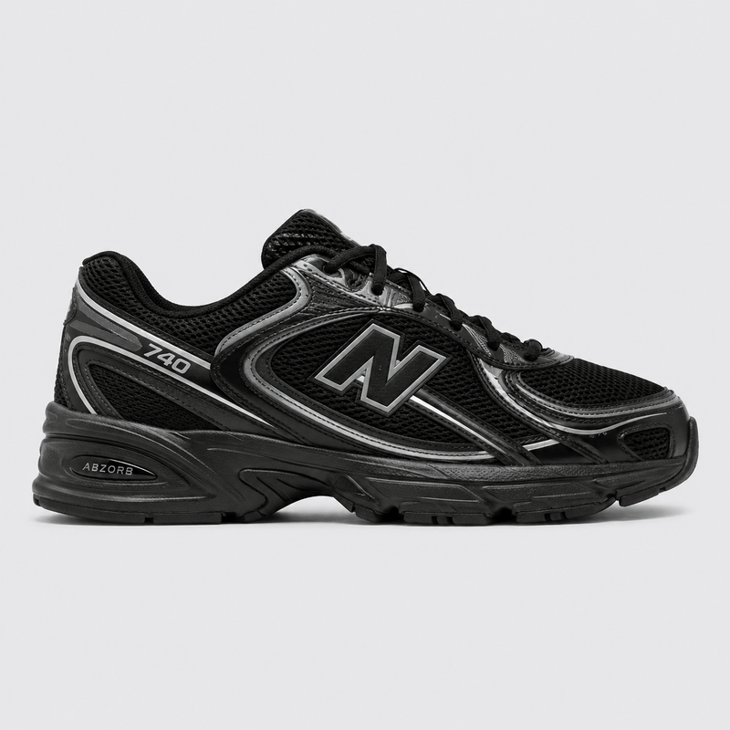 New Balance 740 Black Silver