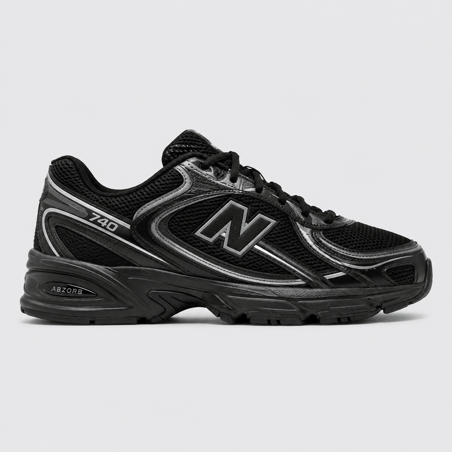 New Balance 740 Black Silver