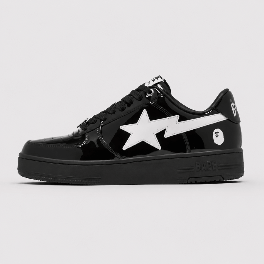 A Bathing APE BAPE STA Black White