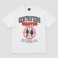 Corteiz Gentrifiers Wanted Tee White front view