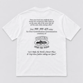 Corteiz Gentrifiers Wanted Tee White back view