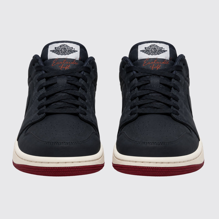 Jordan 1 Low Eastside Golf Midnight Navy Burnt Sunrise sneakers