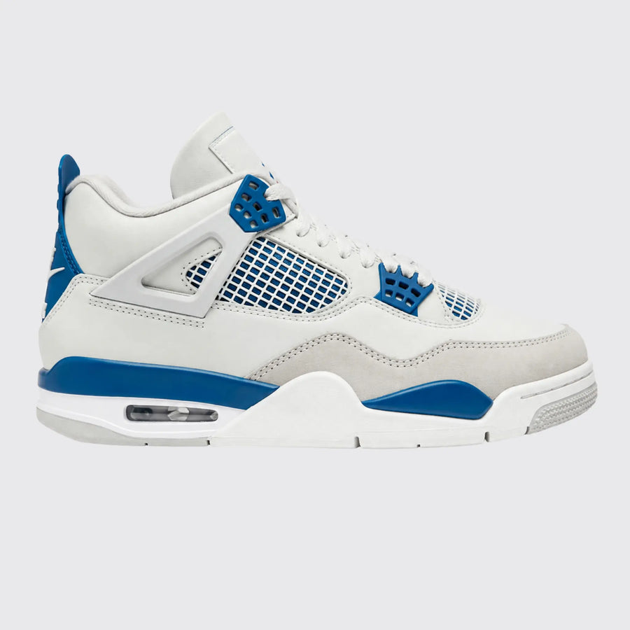 Jordan 4 Retro Military Blue White Blue sneakers